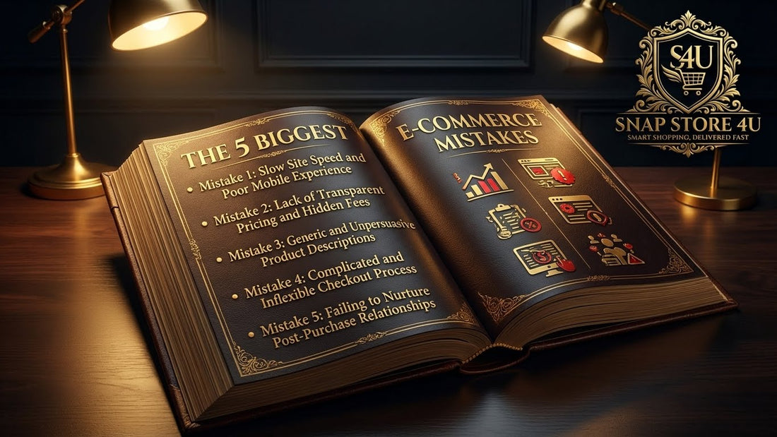 The 5 Biggest Mistakes E-commerce Stores Make (And How to Fix Them)