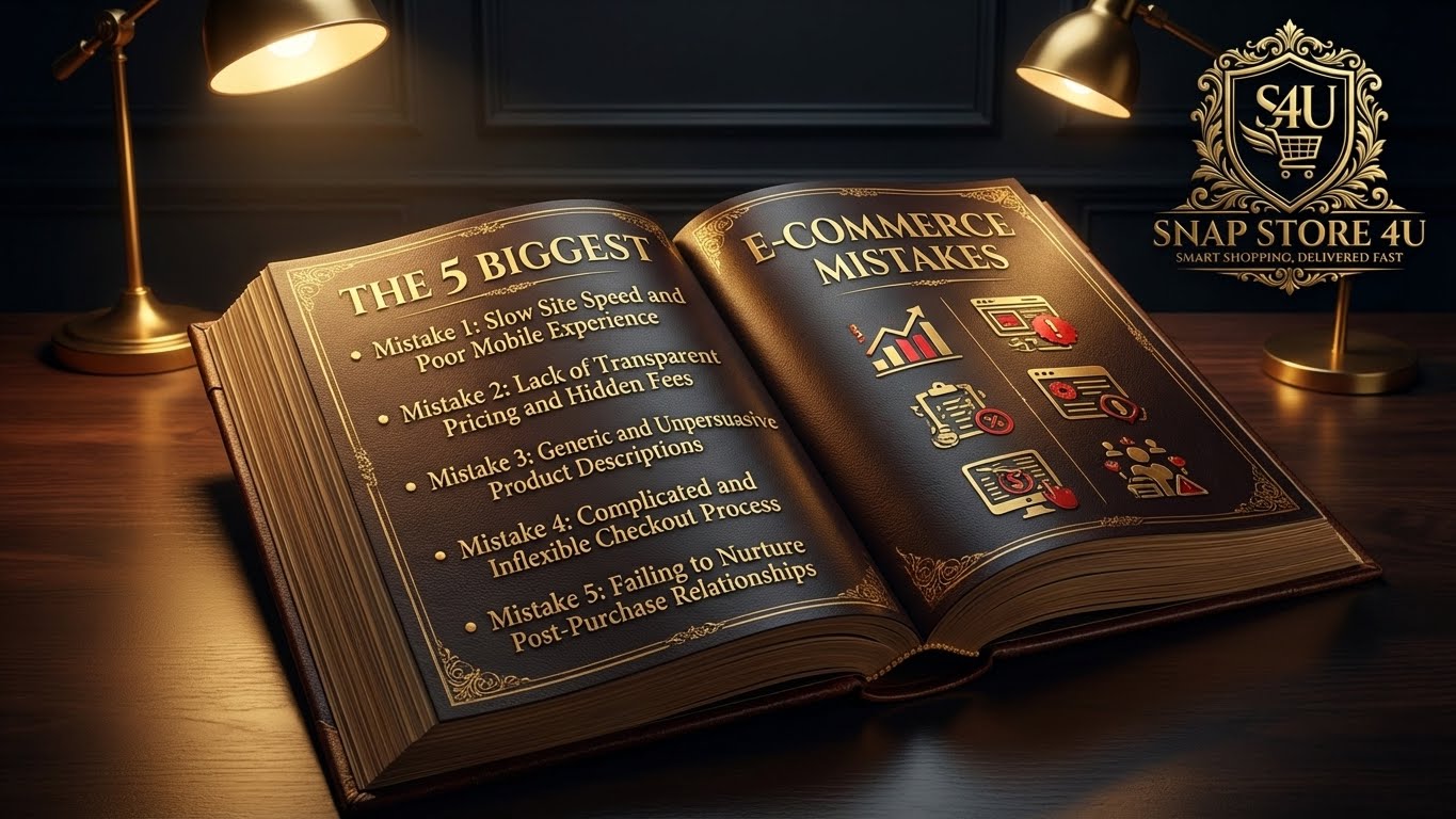 The 5 Biggest Mistakes E-commerce Stores Make (And How to Fix Them)