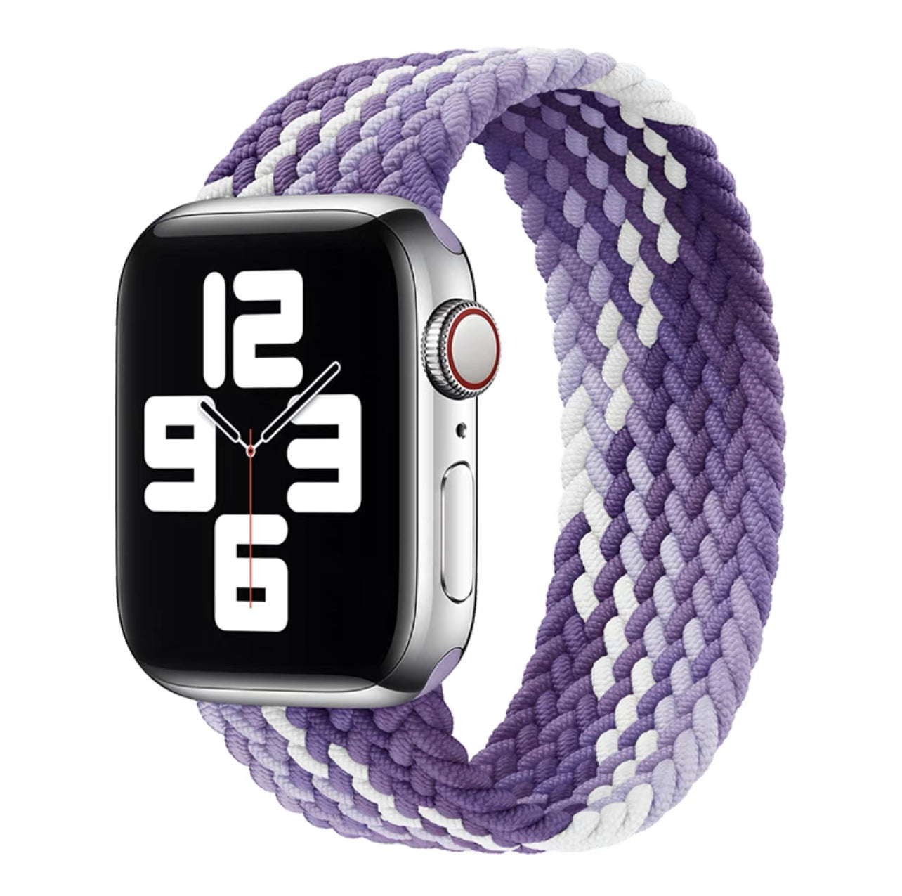 Fashion Trend New Watch Strap Elastic Single Loop Braided Nylon Strap