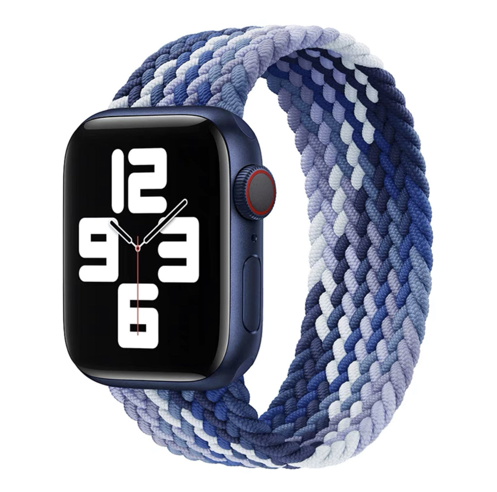 Fashion Trend New Watch Strap Elastic Single Loop Braided Nylon Strap