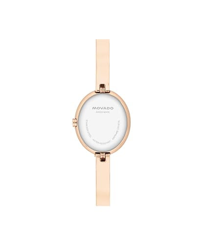 Movado Women’s Museum Bangle Watch – Swiss Quartz – 21 mm Cushion, Round or Oval Case – Classic Stainless Steel Bracelet – Gift for Her