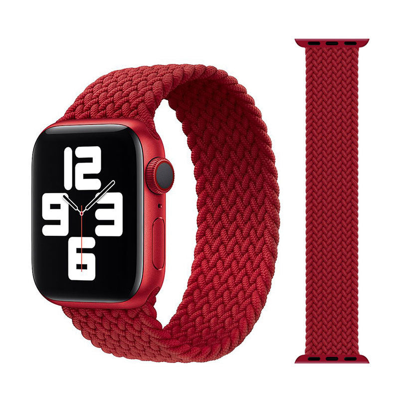 Fashion Trend New Watch Strap Elastic Single Loop Braided Nylon Strap