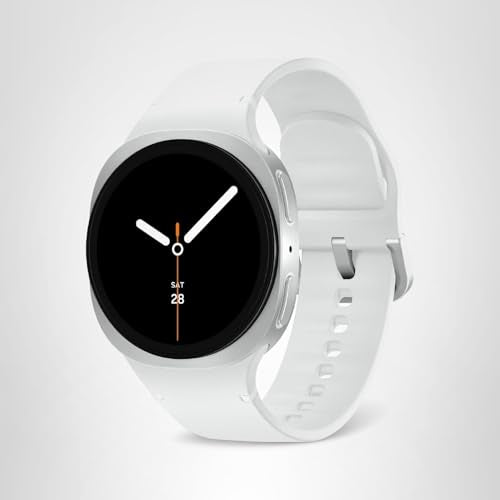 Samsung Galaxy Watch 8 (2025) 44mm Bluetooth Smartwatch, Cushion Design, Fitness Tracker, Sleep Coaching, Running Coach, Energy Score, Heart Rate Tracking, Silver [US Version, 2 Yr Warranty]