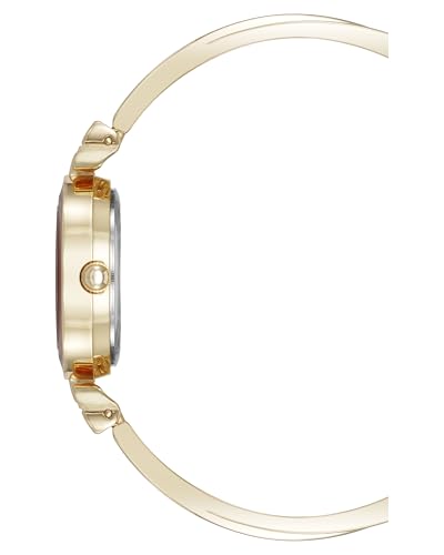 Anne Klein Women's Bangle Watch and Premium Crystal Accented Bracelet Set