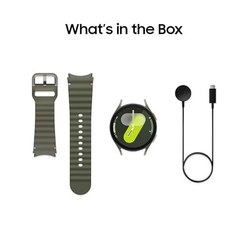 SAMSUNG Galaxy Watch 7 44mm Bluetooth AI Smartwatch w/Energy Score, Wellness Tips, Heart Rate Tracking, Sleep Monitor, Fitness Tracker, 2024, Green [US Version, 1Yr Manufacturer Warranty]