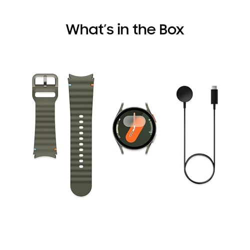SAMSUNG Galaxy Watch 7 44mm Bluetooth AI Smartwatch w/Energy Score, Wellness Tips, Heart Rate Tracking, Sleep Monitor, Fitness Tracker, 2024, Green [US Version, 1Yr Manufacturer Warranty]