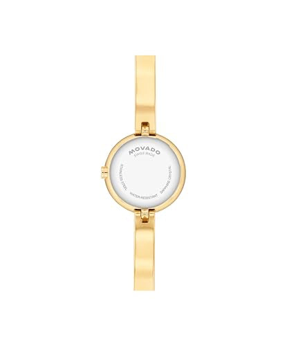 Movado Women’s Museum Bangle Watch – Swiss Quartz – 21 mm Cushion, Round or Oval Case – Classic Stainless Steel Bracelet – Gift for Her