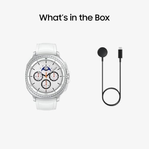 Samsung Galaxy Watch 8 (2025) 44mm Bluetooth Smartwatch, Cushion Design, Fitness Tracker, Sleep Coaching, Running Coach, Energy Score, Heart Rate Tracking, Silver [US Version, 2 Yr Warranty]