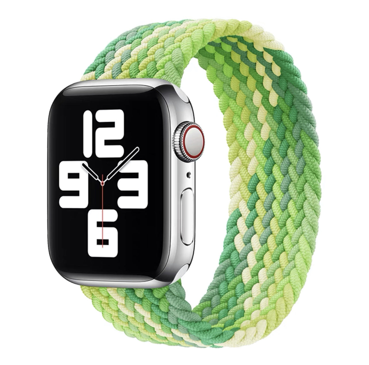 Fashion Trend New Watch Strap Elastic Single Loop Braided Nylon Strap