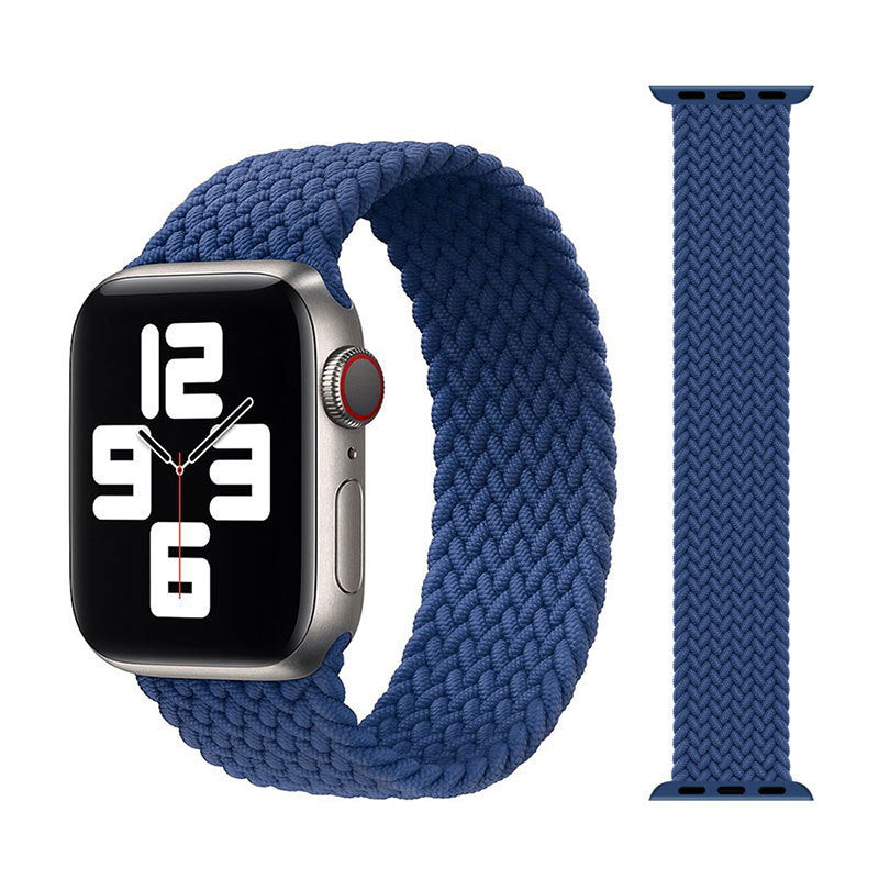 Fashion Trend New Watch Strap Elastic Single Loop Braided Nylon Strap