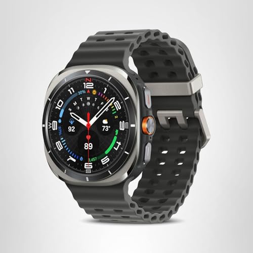 Samsung Galaxy Watch Ultra (2025) 47mm LTE Smartwatch, Titanium Casing, Advanced Sleep Coaching, Running Coach, Energy Score, Heart Rate Tracking, GPS, Titanium Gray [US Version, 2 Yr Warranty]