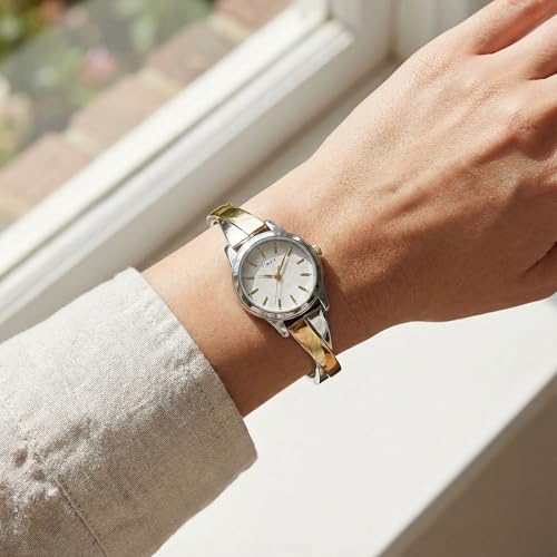 Timex Women's Stretch Bangle Crisscross 25mm Watch