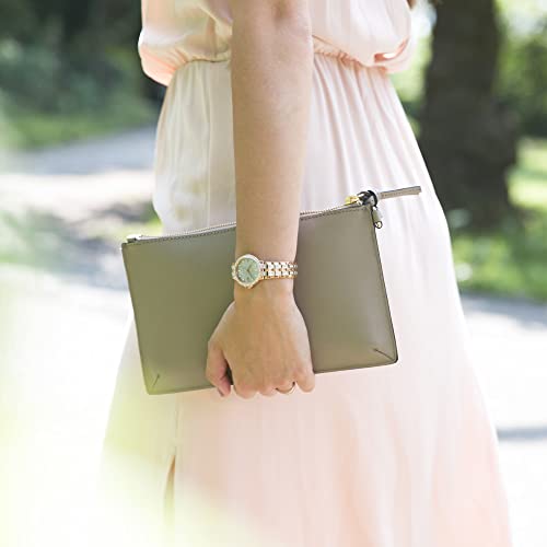 Citizen Ladies' Silhouette Crystal Eco-Drive Watch, 3-Hand Date, Stainless Steel