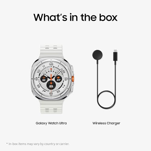 Samsung Galaxy Watch Ultra (2025) 47mm LTE Smartwatch, Titanium Casing, Advanced Sleep Coaching, Running Coach, Energy Score, Heart Rate Tracking, GPS, Titanium Gray [US Version, 2 Yr Warranty]