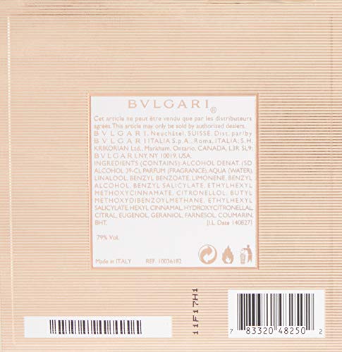 BVLGARI AQVA Divina for Women 2.2 oz Eau de Toilette Spray, Multicolor, BUL10036182