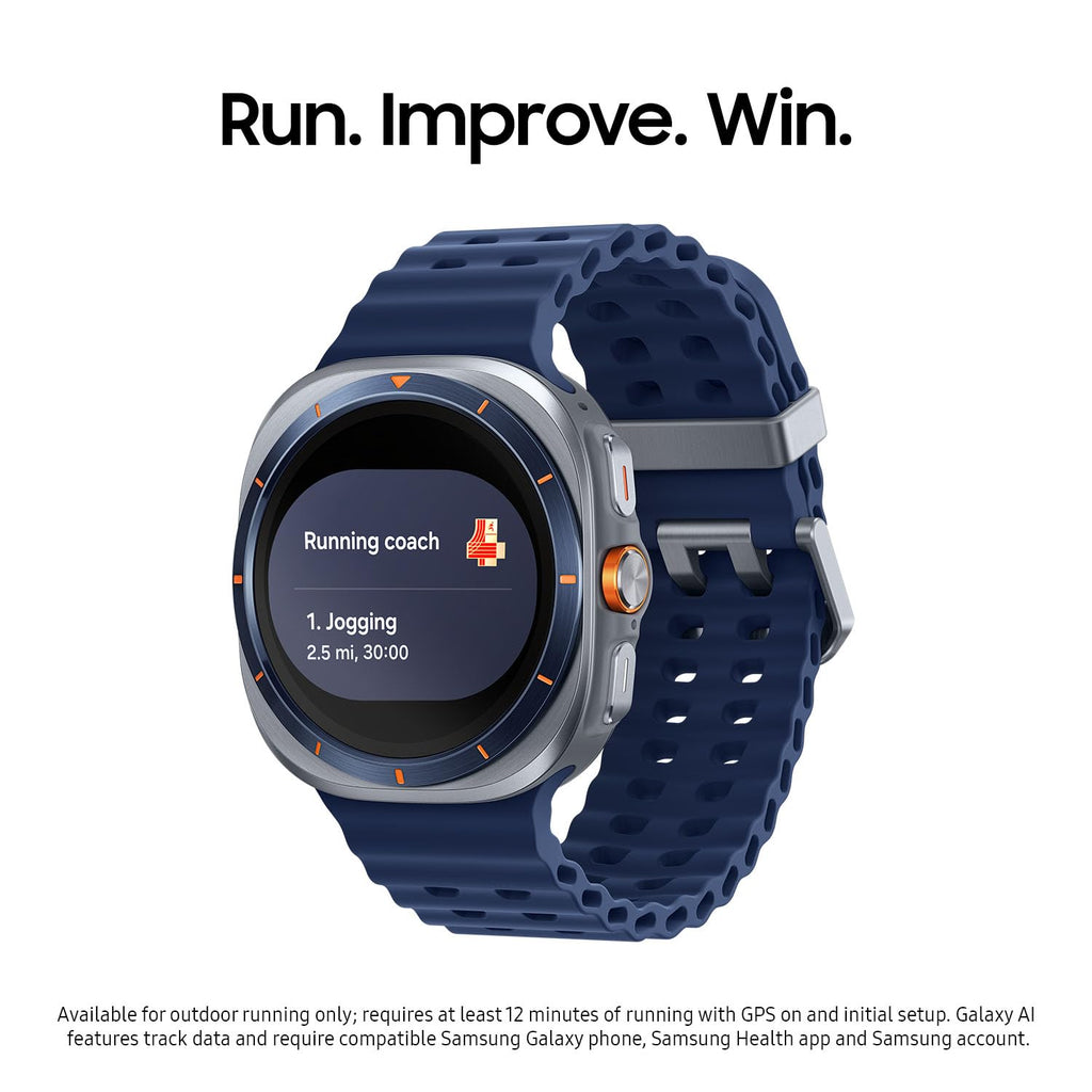 Samsung Galaxy Watch Ultra (2025) 47mm LTE Smartwatch, Titanium Casing, Advanced Sleep Coaching, Running Coach, Energy Score, Heart Rate Tracking, GPS, Titanium Gray [US Version, 2 Yr Warranty]