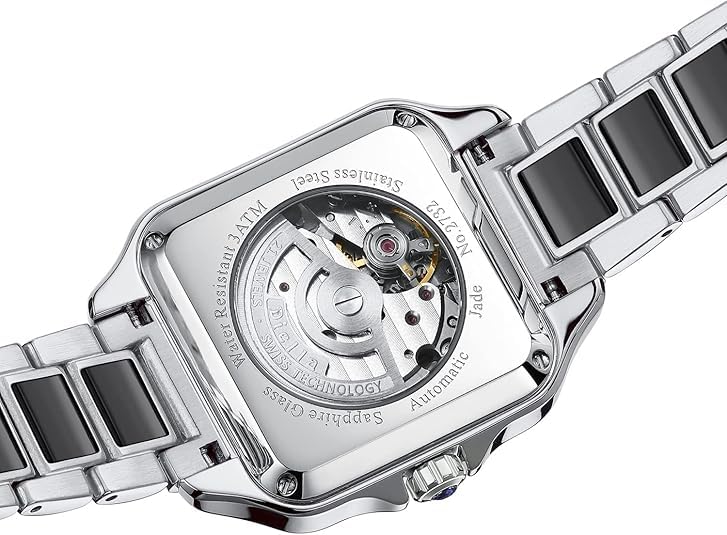 Diella Watches for Men, Mens Watches Waterproof Date Luminous, Dial is Inlaid with Emerald Jade, Crown with Sapphire Automatic Watches for Men Highend Luxurious Gift