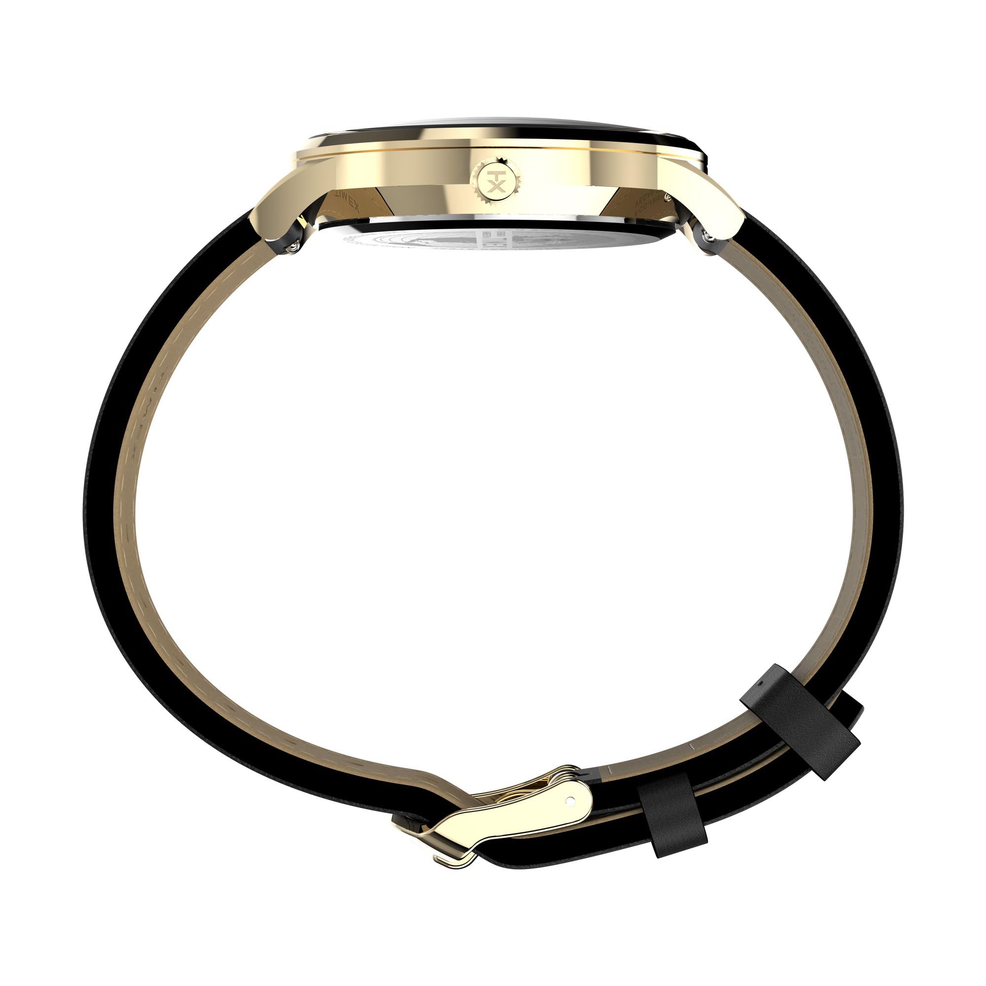 Timex Men's Waterbury Classic Chrono 40mm Stainless Steel Quartz Dress Watch with Leather Strap