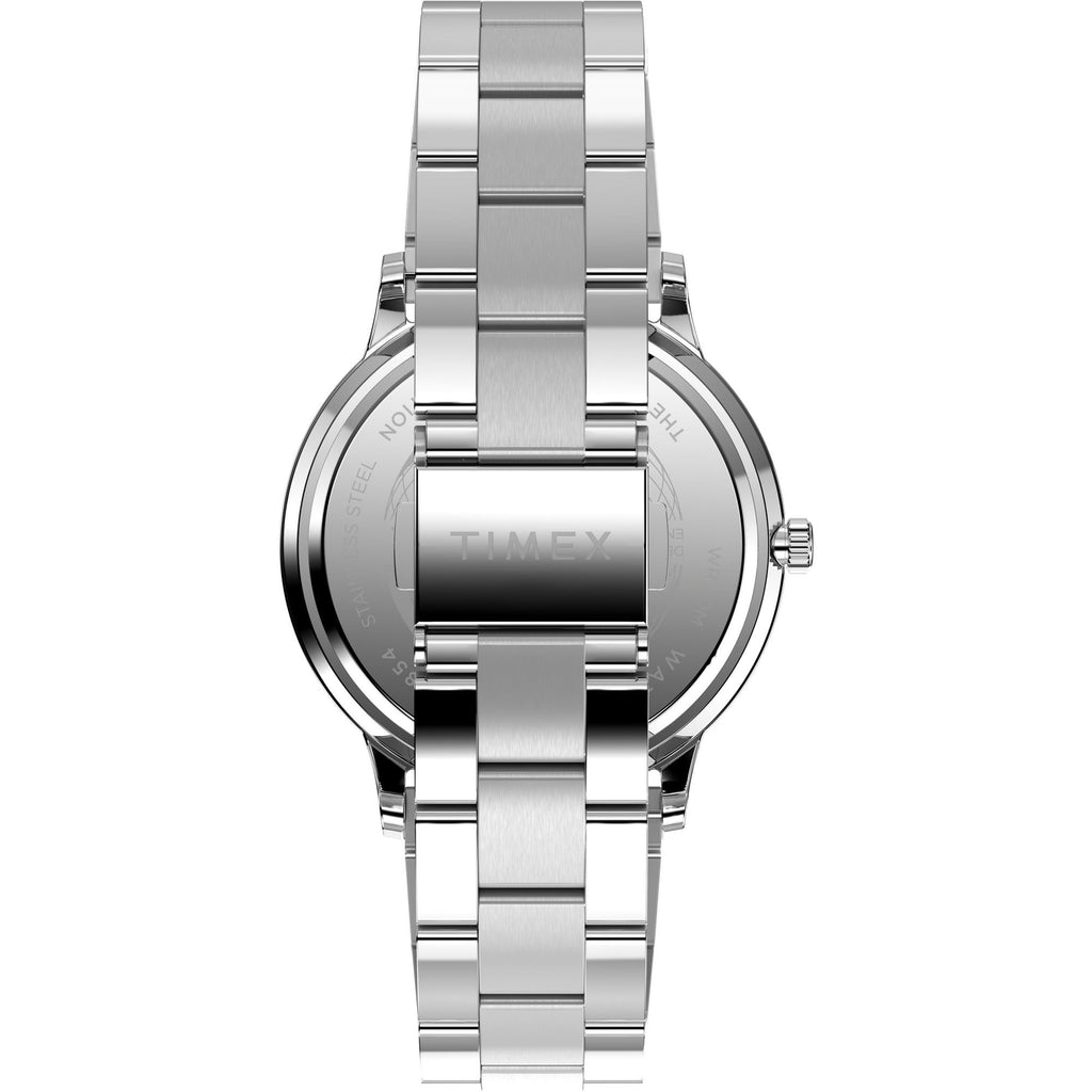 Timex Men's Waterbury Classic Chrono 40mm Stainless Steel Quartz Dress Watch with Leather Strap