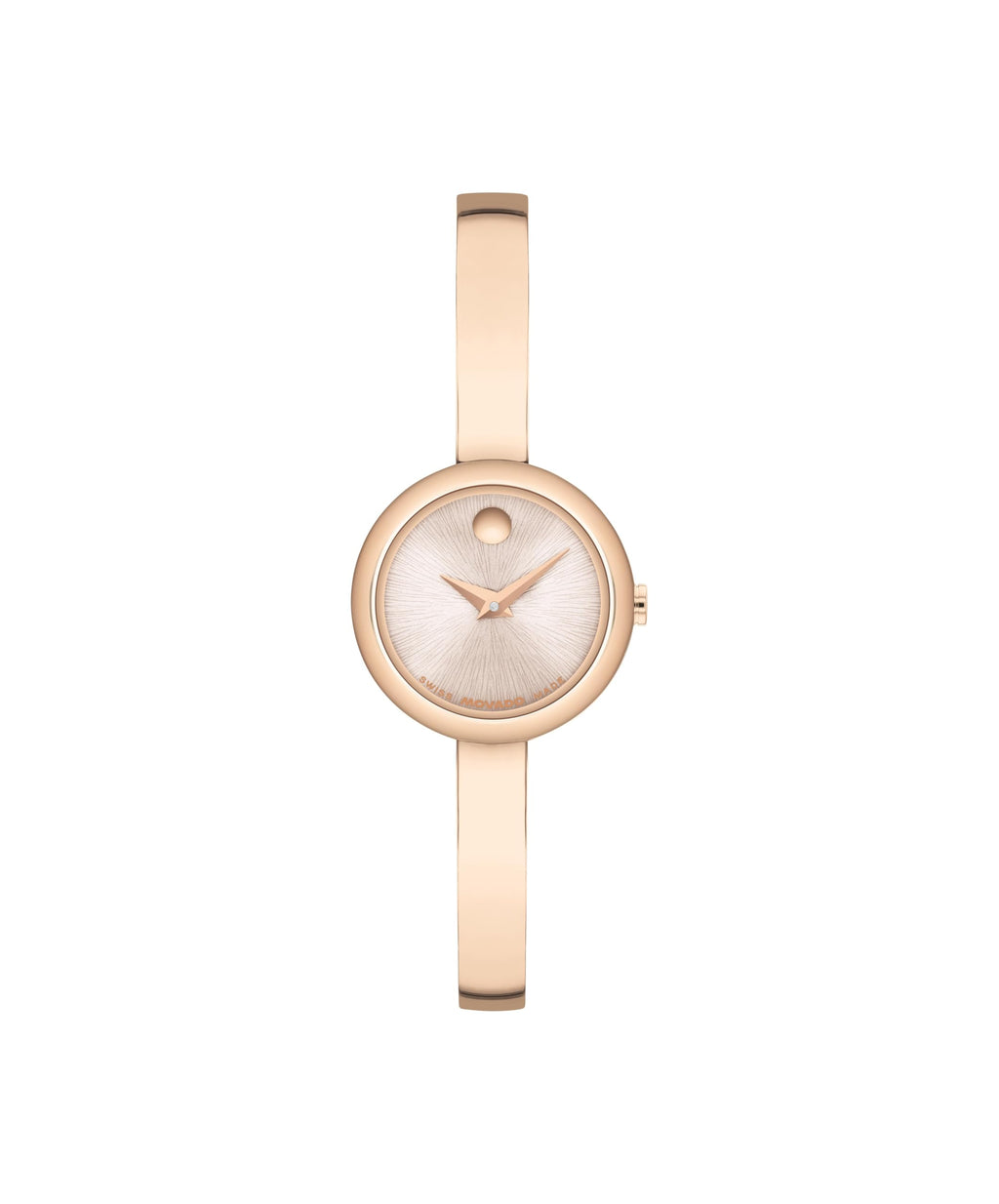 Movado Women’s Museum Bangle Watch – Swiss Quartz – 21 mm Cushion, Round or Oval Case – Classic Stainless Steel Bracelet – Gift for Her