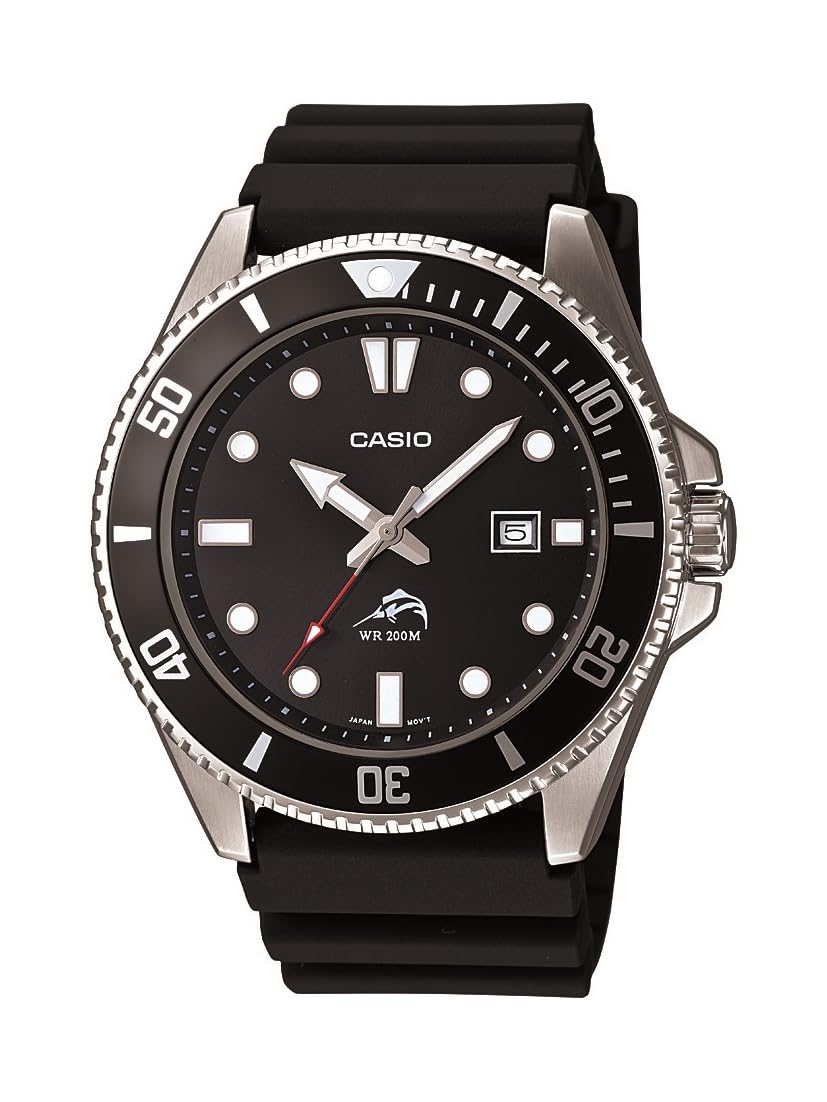 Casio MDV106 Series | Unisex Analog Watch | 200M WR | Stainless Steel Case | Resin Band | 2 Hand Analog (HR, Min, SEC) | Date Display | Screw Down Crown/Screw Down Caseback | 3 Year Battery