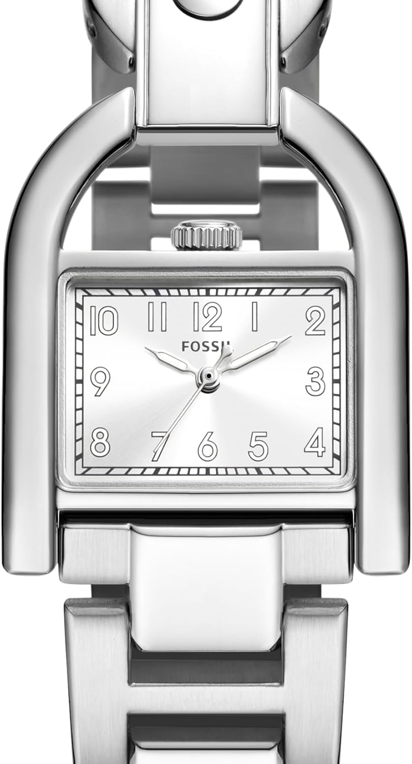 Fossil Women's Harwell Quartz Stainless Steel Three-Hand Watch, Color: Silver (Model: ES5326)