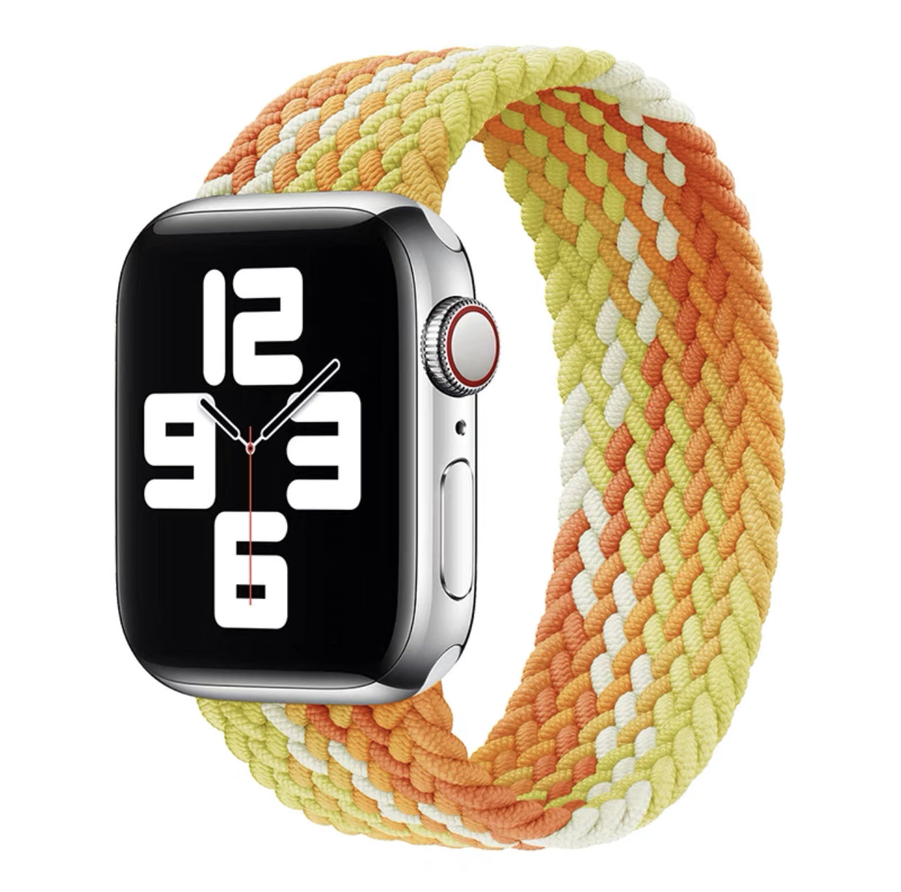 Fashion Trend New Watch Strap Elastic Single Loop Braided Nylon Strap