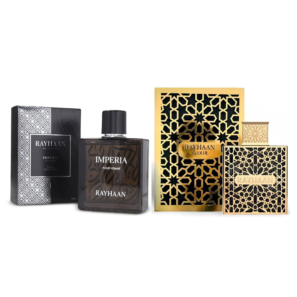 Rayhaan Elixir Eau de Parfum Spray for Unisex, 3.4 Ounce
