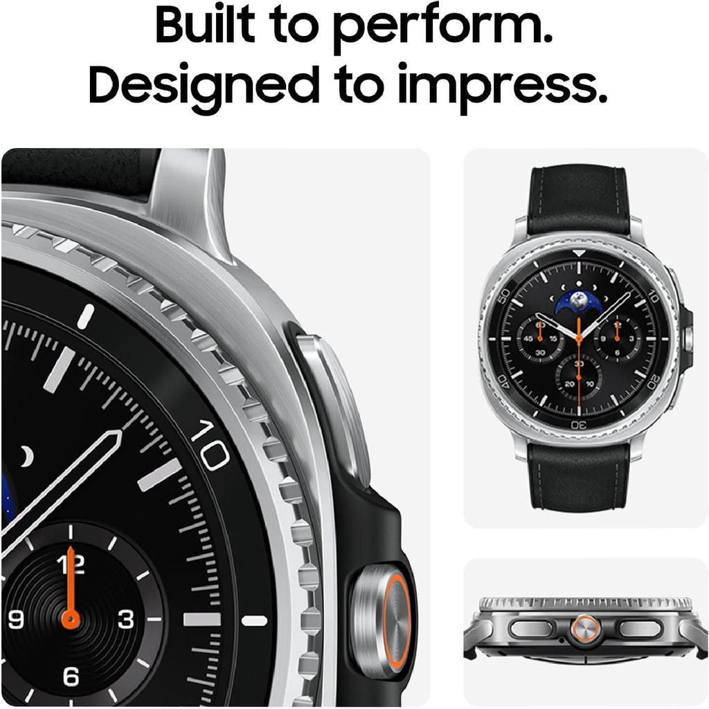Samsung Galaxy Watch 8 Classic (2025) 46mm Bluetooth Smartwatch, Cushion Design, Rotating Bezel, Quick Button, Sleep Coaching, Running Coach, Energy Score, Black [US Version, 2 Yr Warranty]