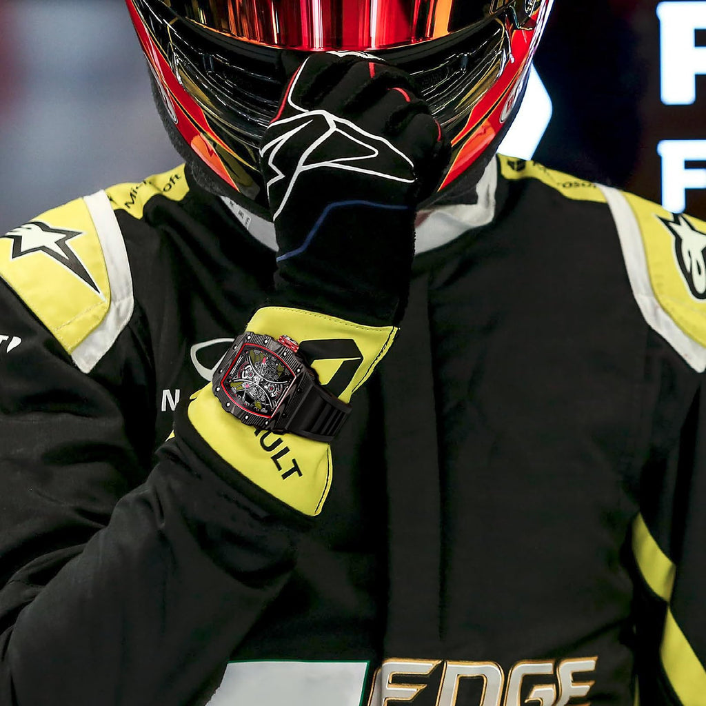 FEICE Men's Automatic Wrist Watch Sapphire Crystal Japanese Movement Skeleton Mechanical Watch Waterproof Sports Wristwatch - FM602