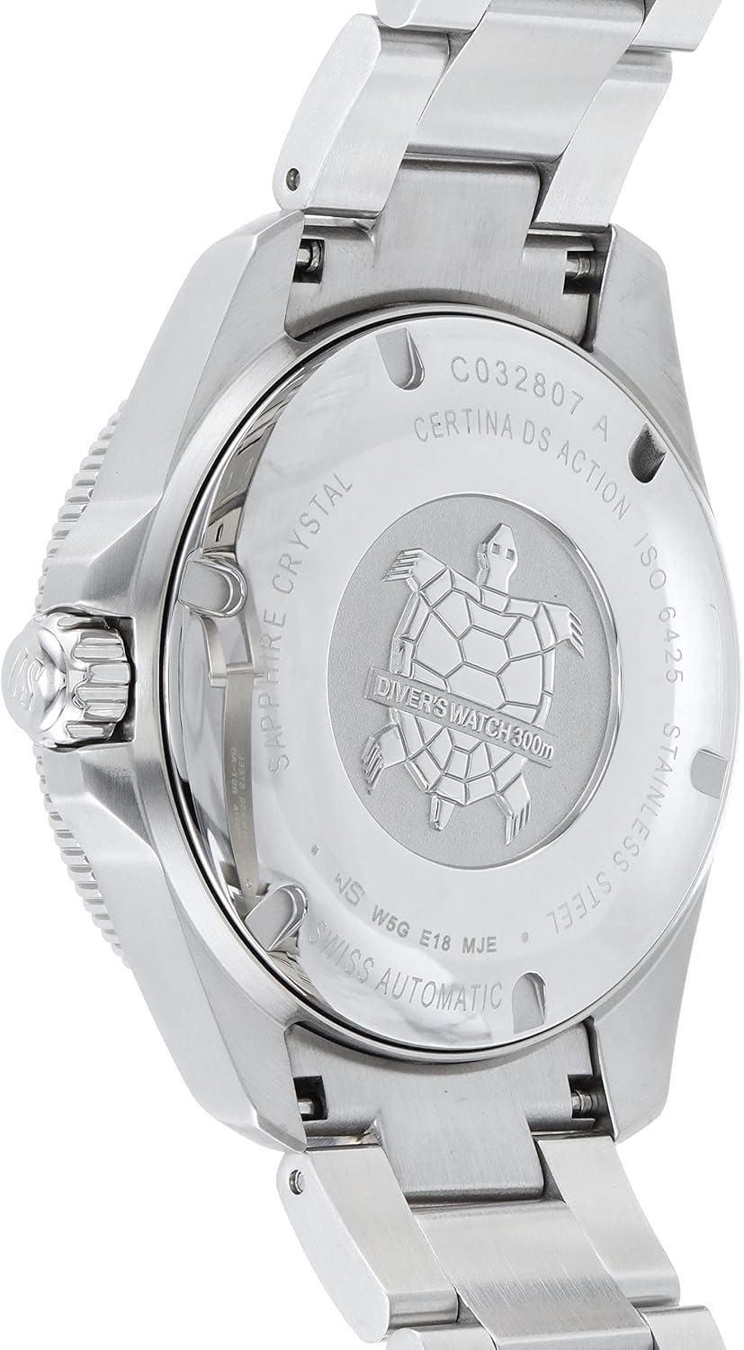 Certina, Unisex, DS ACTION Diver 38mm, Stainless Steel, Swiss Automatic, Diving Watch, C0328071105100