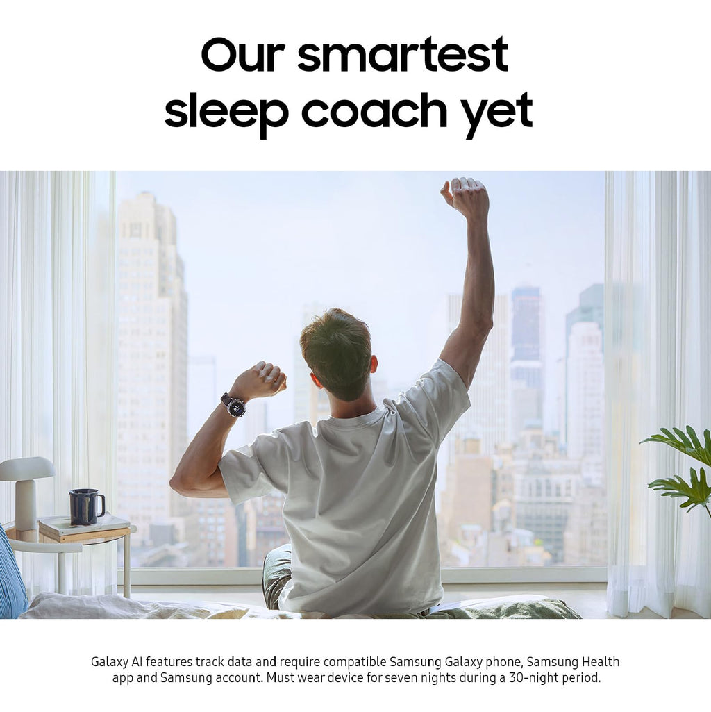 Samsung Galaxy Watch 8 (2025) 44mm Bluetooth Smartwatch, Cushion Design, Fitness Tracker, Sleep Coaching, Running Coach, Energy Score, Heart Rate Tracking, Silver [US Version, 2 Yr Warranty]