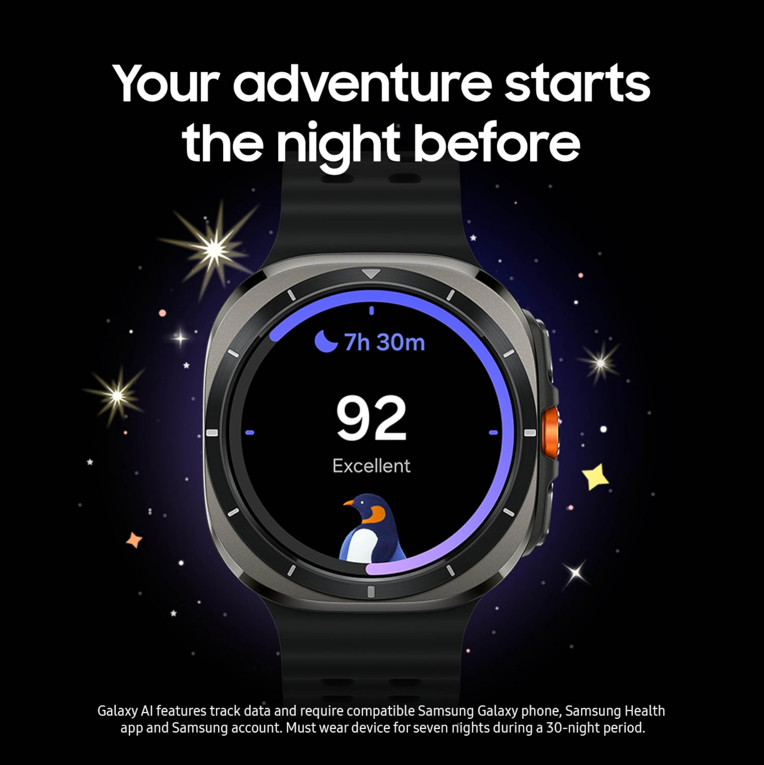 Samsung Galaxy Watch Ultra (2025) 47mm LTE Smartwatch, Titanium Casing, Advanced Sleep Coaching, Running Coach, Energy Score, Heart Rate Tracking, GPS, Titanium Gray [US Version, 2 Yr Warranty]
