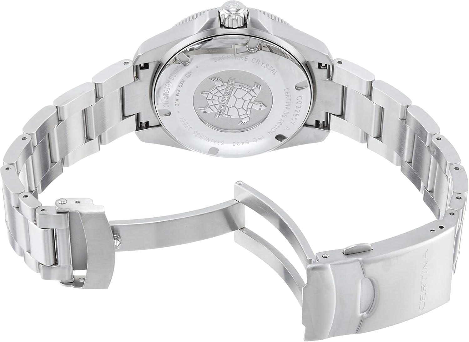 Certina, Unisex, DS ACTION Diver 38mm, Stainless Steel, Swiss Automatic, Diving Watch, C0328071105100