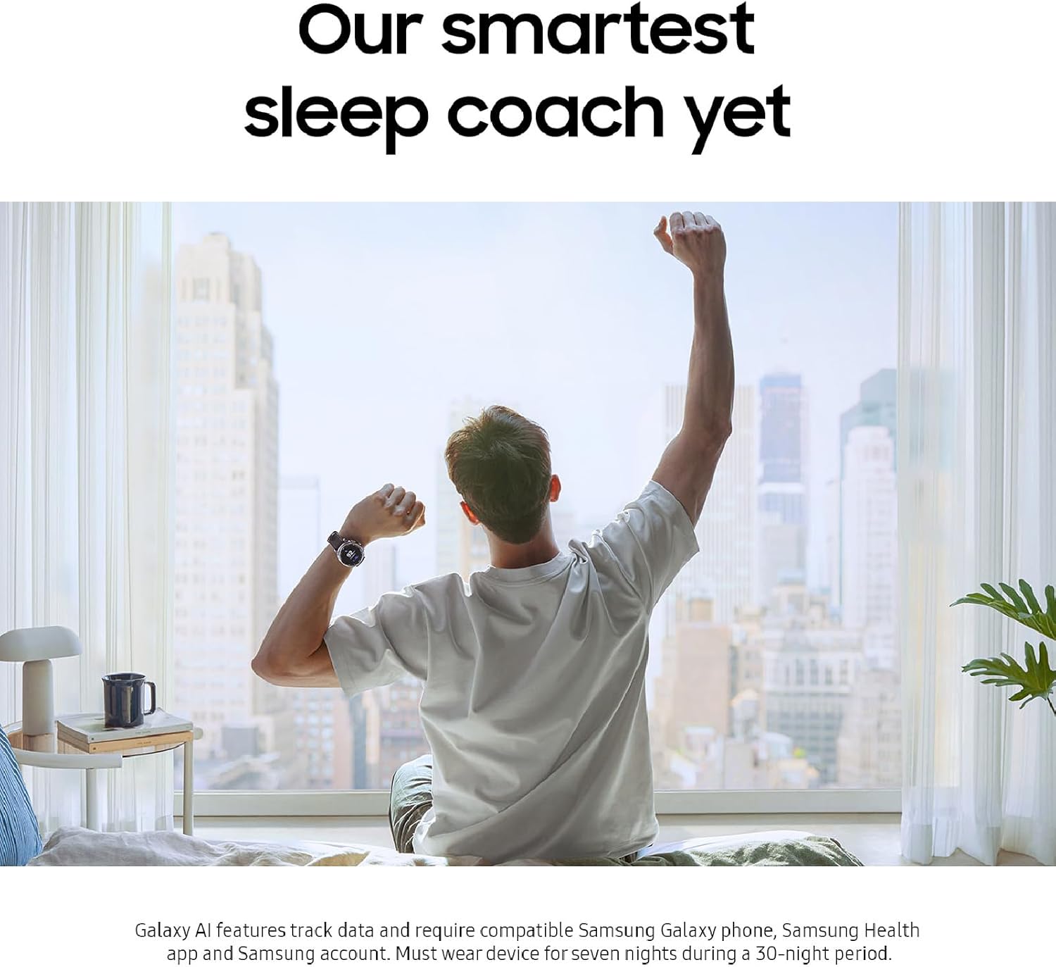 Samsung Galaxy Watch 8 Classic (2025) 46mm Bluetooth Smartwatch, Cushion Design, Rotating Bezel, Quick Button, Sleep Coaching, Running Coach, Energy Score, Black [US Version, 2 Yr Warranty]