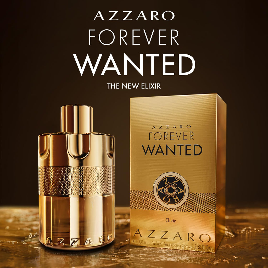 Azzaro - Forever Wanted Elixir - Mens Cologne - With Notes of Raspberry, Cardamom, and Leather Accord