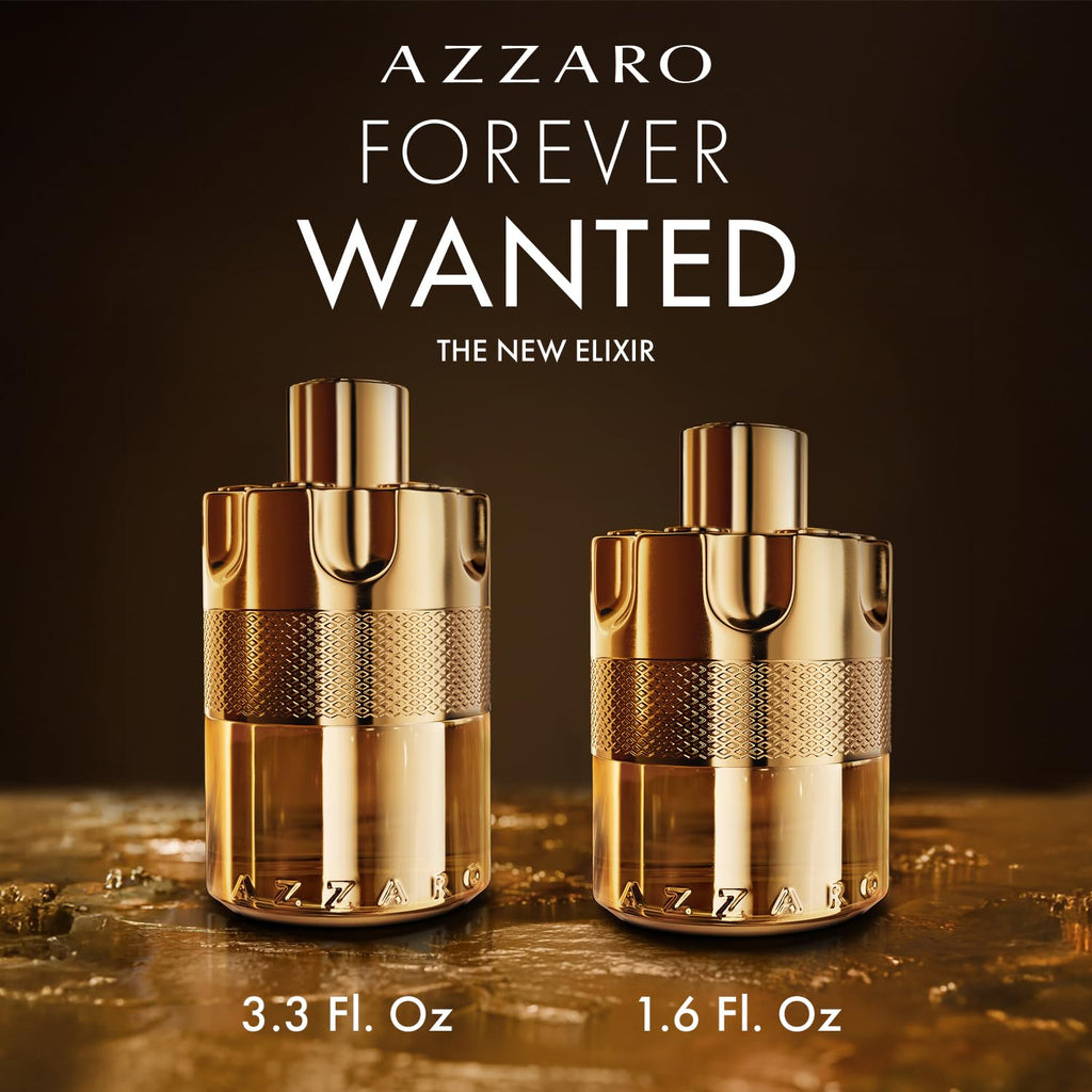 Azzaro - Forever Wanted Elixir - Mens Cologne - With Notes of Raspberry, Cardamom, and Leather Accord