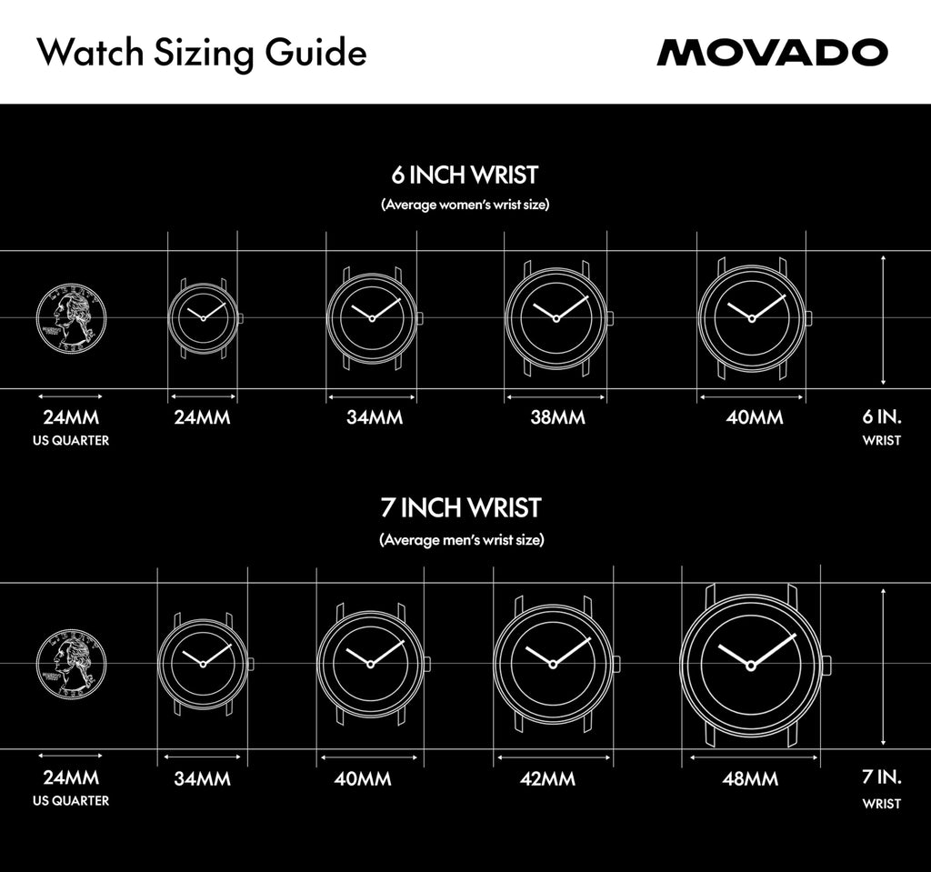 Movado Bold Horizon Ultra Thin Watch for Women - Swiss Made - Water Resistant 3ATM/30 Meters - Sleek and Slim Premium Luxury Wristwatch for Ladies - 34mm