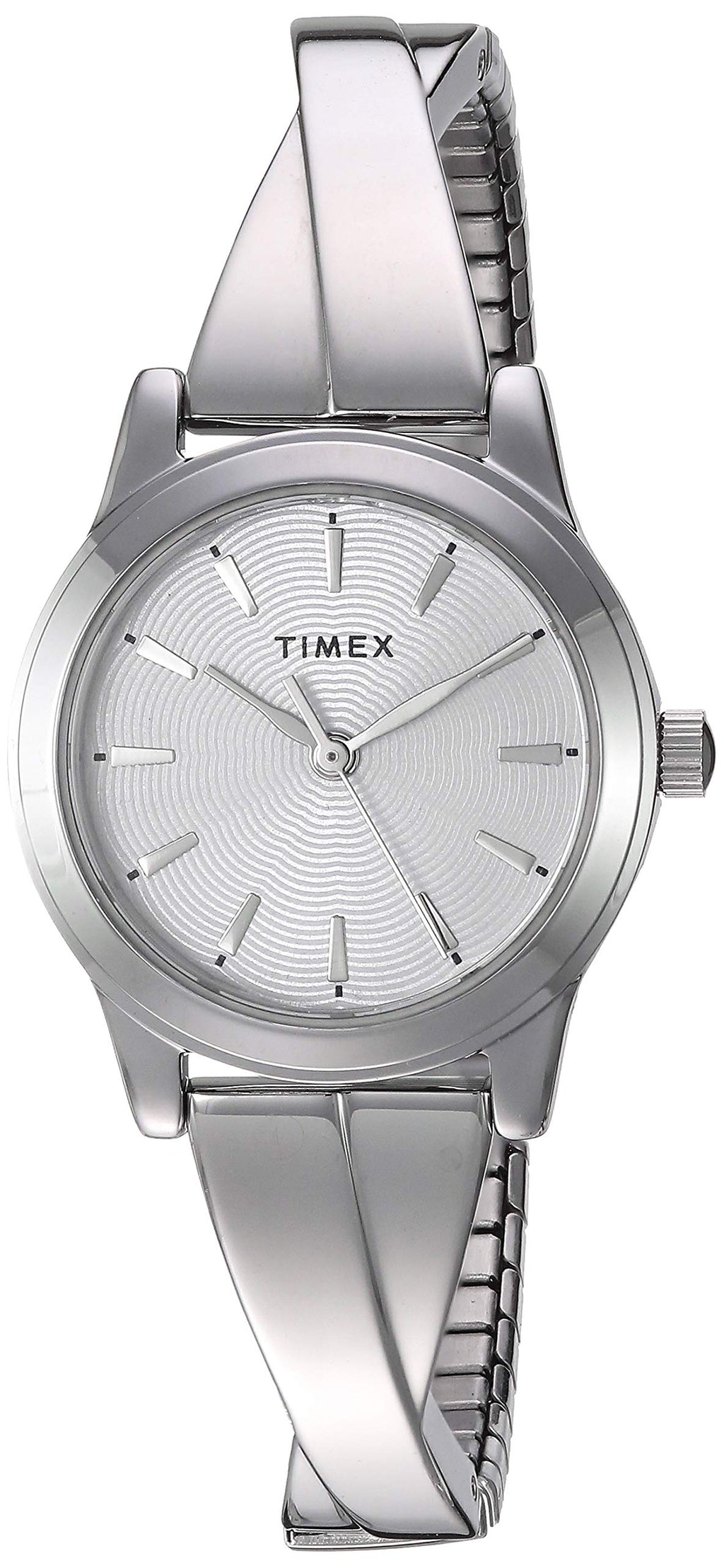 Timex Women's Stretch Bangle Crisscross 25mm Watch