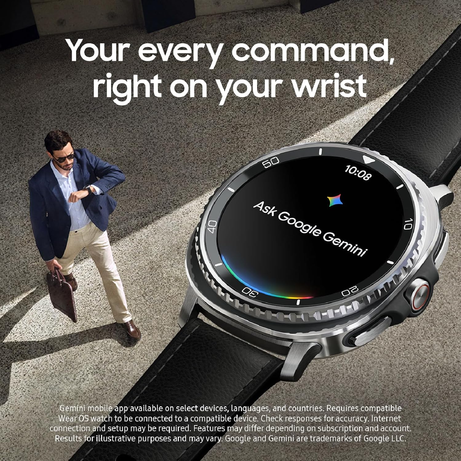 Samsung Galaxy Watch 8 Classic (2025) 46mm Bluetooth Smartwatch, Cushion Design, Rotating Bezel, Quick Button, Sleep Coaching, Running Coach, Energy Score, Black [US Version, 2 Yr Warranty]