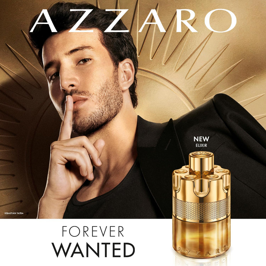 Azzaro - Forever Wanted Elixir - Mens Cologne - With Notes of Raspberry, Cardamom, and Leather Accord