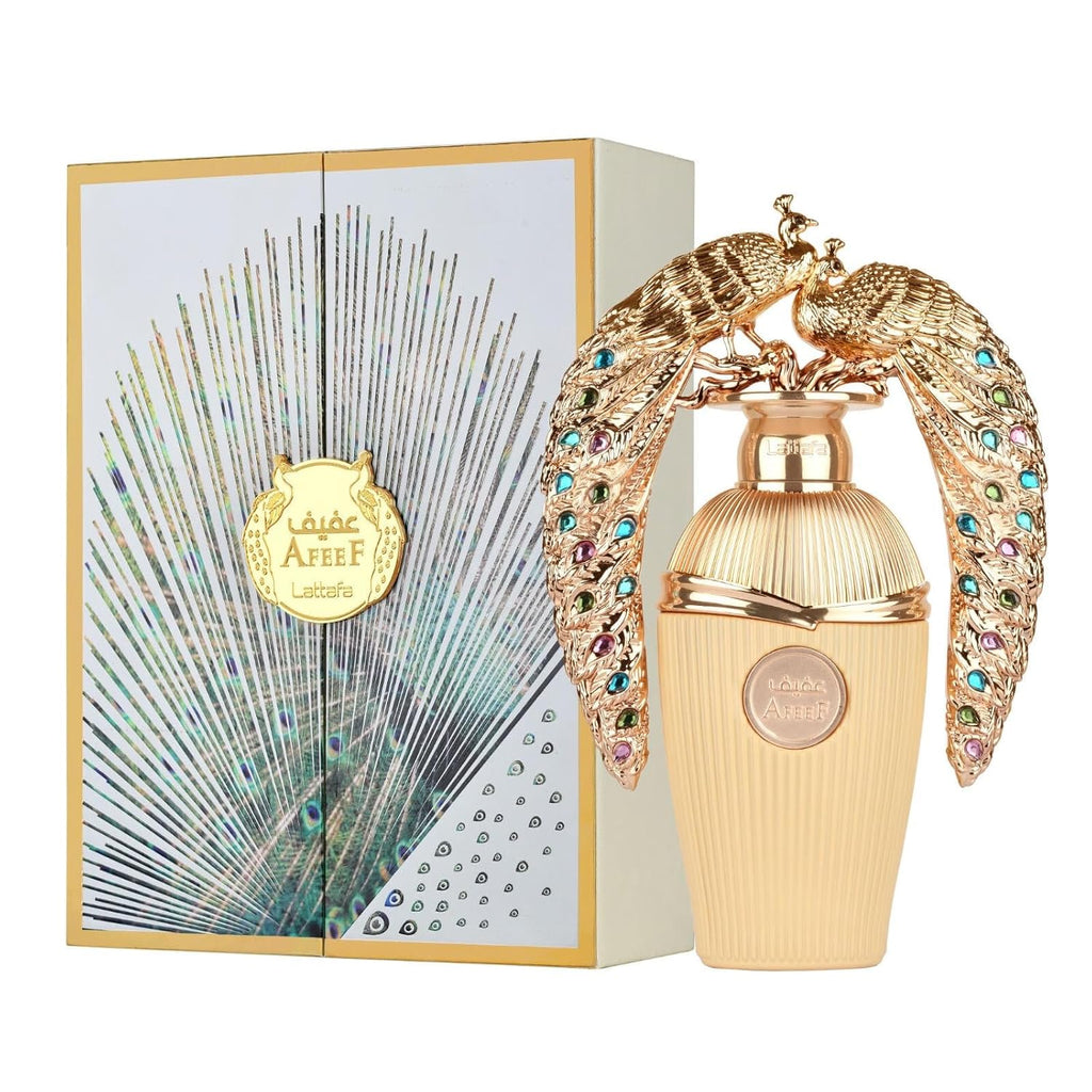 Lattafa Afeef for Unisex Eau de Parfum Spray, 3.4 Ounce / 100 Ml