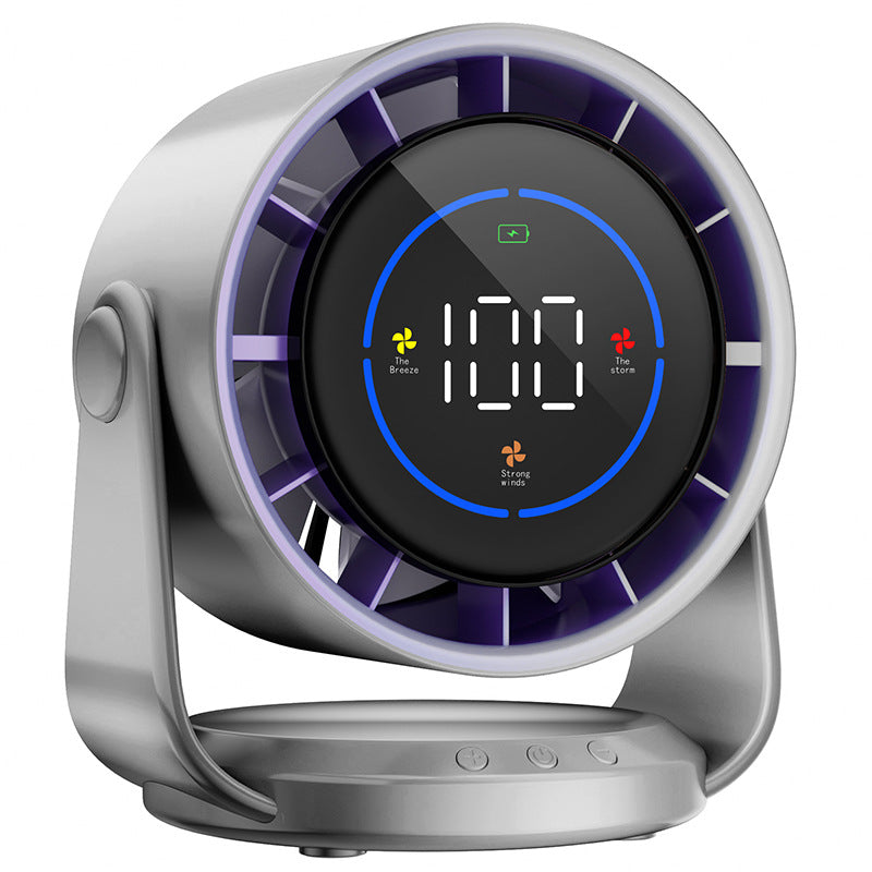 Charging Digital Display High-speed Desktop Air Circulation Fan