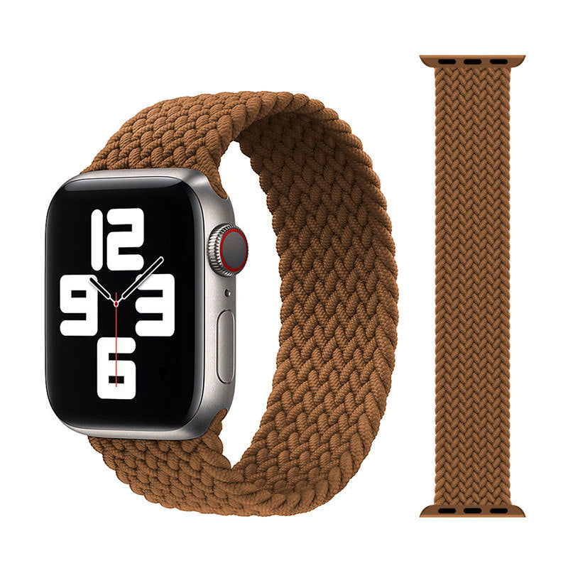 Fashion Trend New Watch Strap Elastic Single Loop Braided Nylon Strap