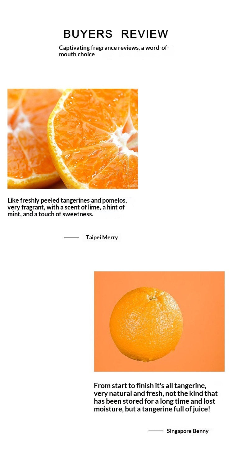 Misty Water Orange Flavor Perfume Lasting