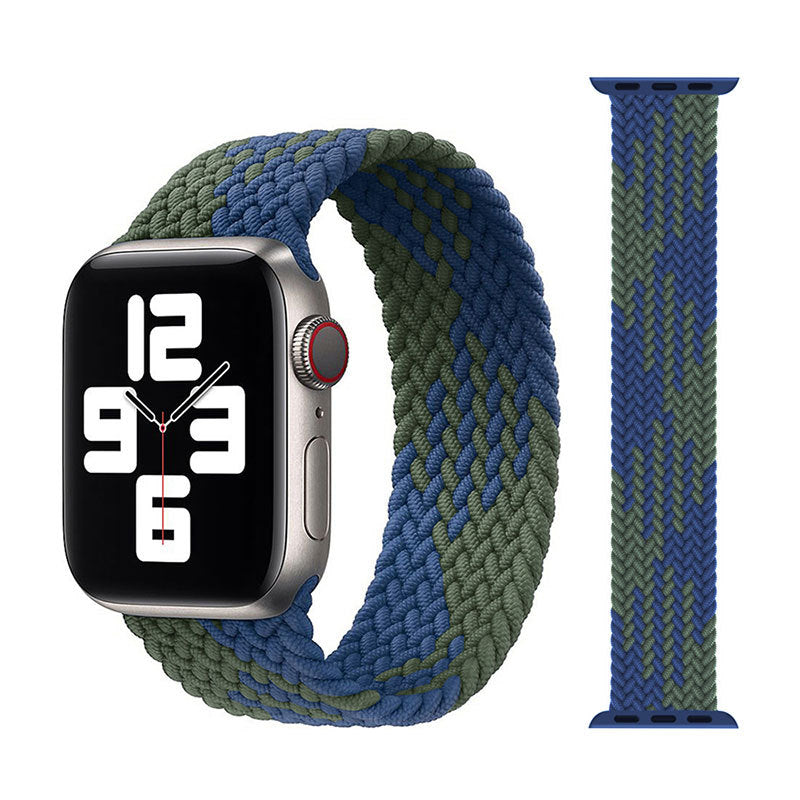 Fashion Trend New Watch Strap Elastic Single Loop Braided Nylon Strap