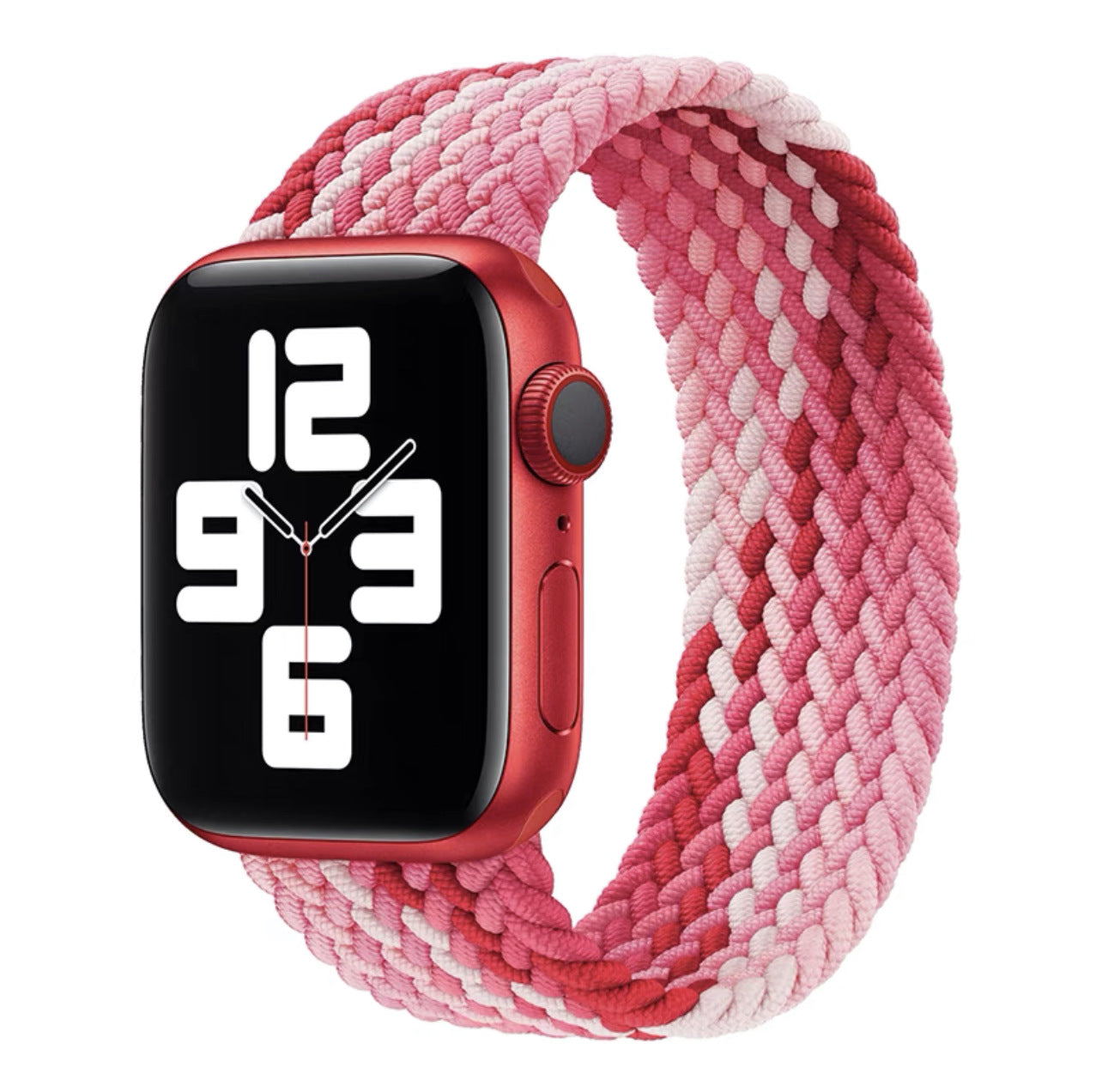 Fashion Trend New Watch Strap Elastic Single Loop Braided Nylon Strap