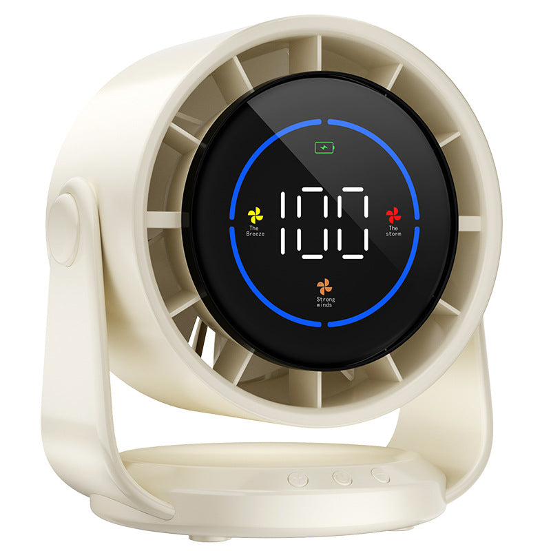 Charging Digital Display High-speed Desktop Air Circulation Fan