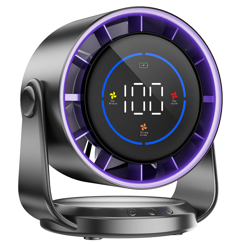 Charging Digital Display High-speed Desktop Air Circulation Fan