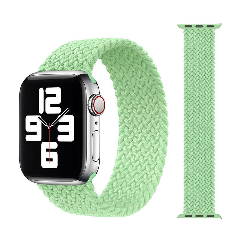 Fashion Trend New Watch Strap Elastic Single Loop Braided Nylon Strap